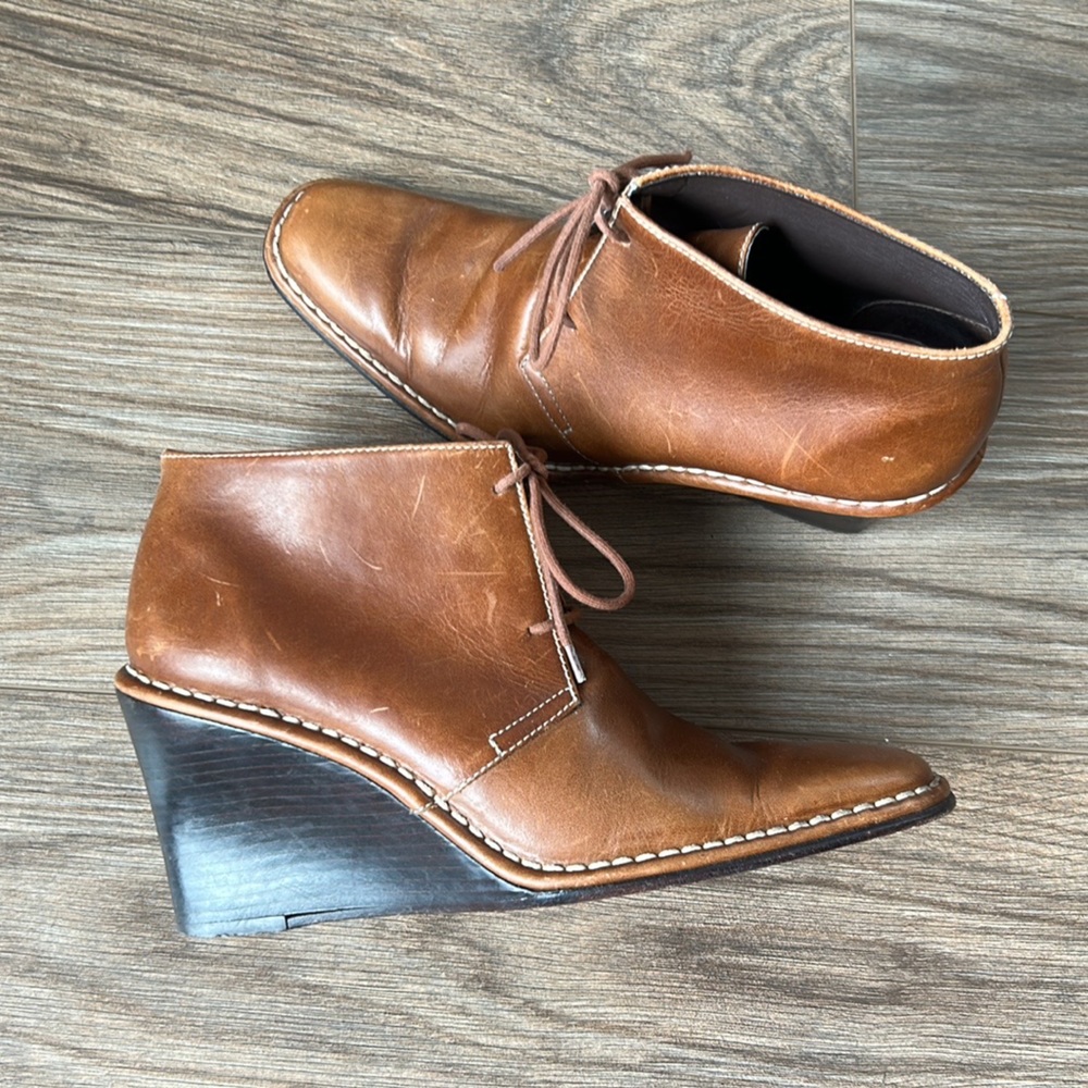 Ralph Lauren Brown Ankle Boots